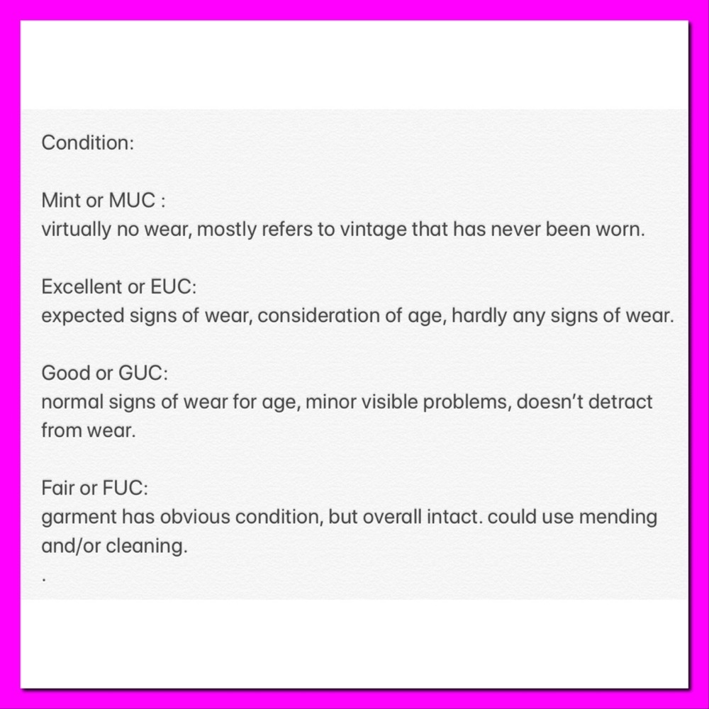 TIP: Condition Guidelines